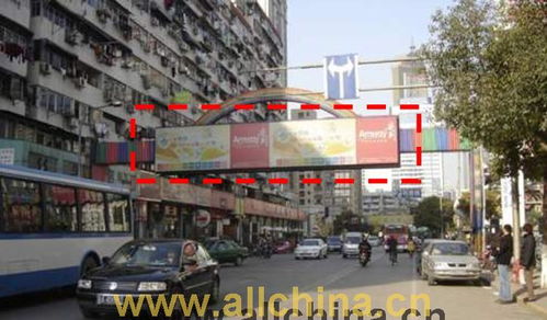 江苏省南京市王府大街建邺路仓巷附近灯桥户外广告位 户外广告