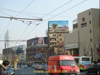 静安南京西路陕西路口户外媒体|户外广告